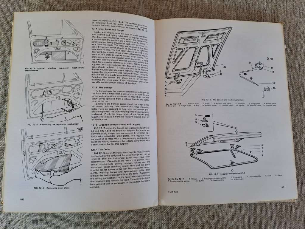 Fiat 128 Owners Workshop Manual 1969-78