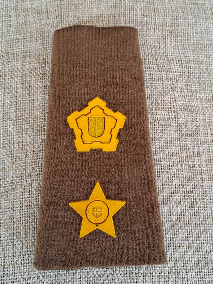 South African Defence Force SADF Commandant Rank Epaulette