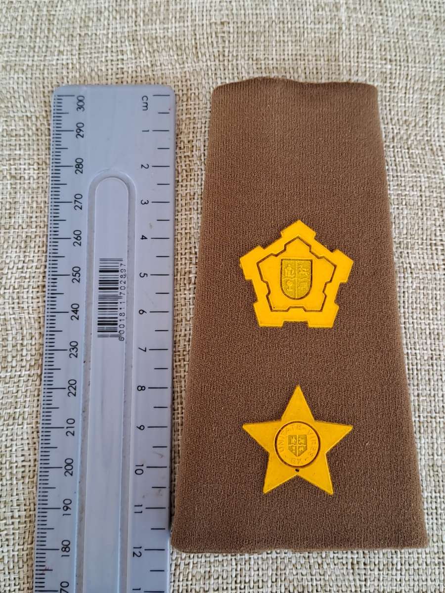 South African Defence Force SADF Commandant Rank Epaulette