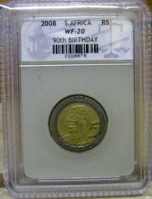 wf-20 2008 mandela @@rare in ths low grade@@the only one on bob
