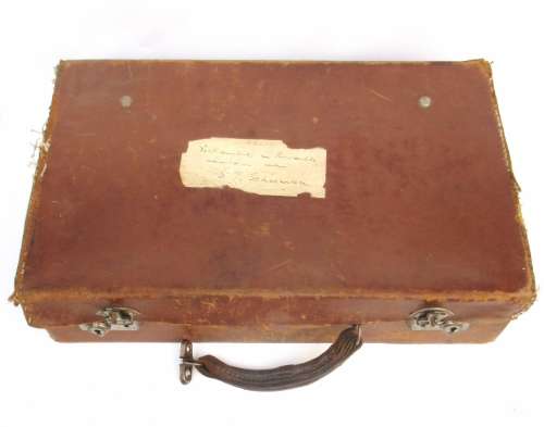 VINTAGE LEATHER BRIEFCASE/SUITECASE