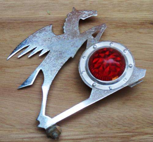 VINTAGE RETRO BICYCLE MUDGUARD REFLECTOR/DECAL