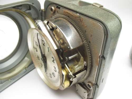 VINTAGE CLOCKING-IN/TIME CLOCK/WATCH x2
