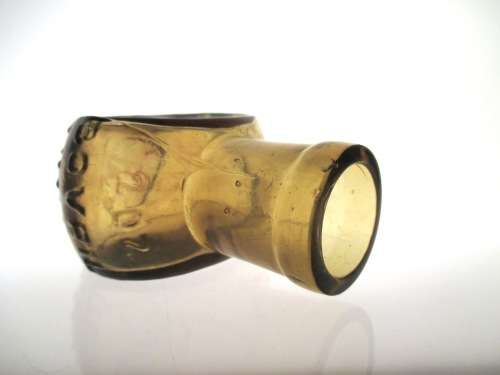 LIGHT AMBER ANTIQUE BOVERIL BOTTLE