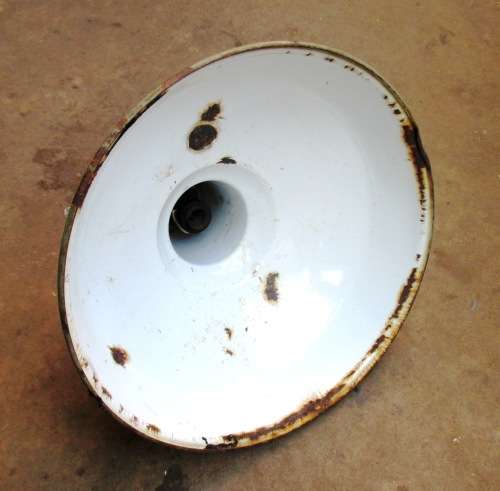ENAMEL/ENAMELED  LAMPSHADE