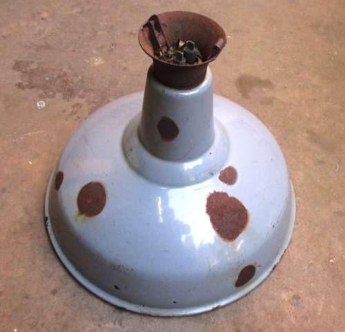 ENAMEL/ENAMELED  LAMPSHADE