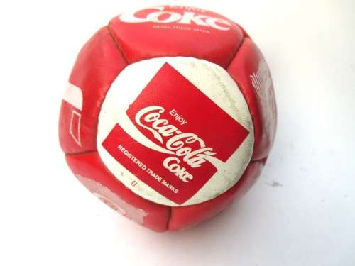 VINTAGE COCA COLA NSL TOPSPORT MINI SOCCER BALL