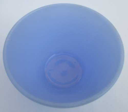 BABY BLUE MILK GLASS MIXING BOWL