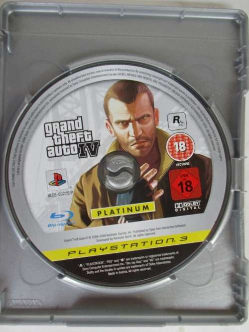 PS3 GRAND THEFT AUTO  GAME