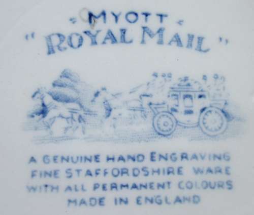 ROYAL MAIL MYOTT PLATE