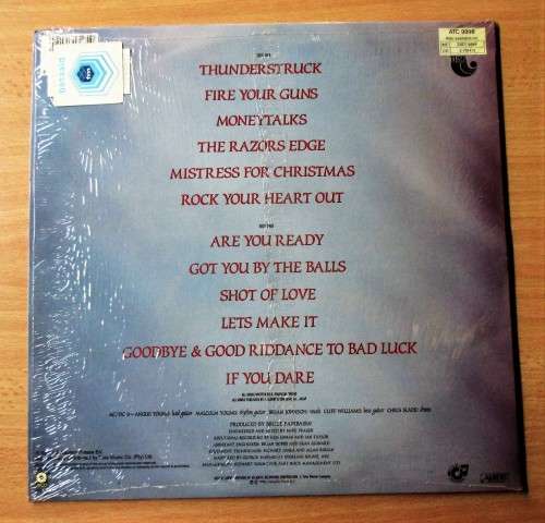 AC/DC  THE RAZORS EDGE