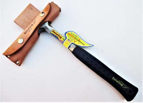 ESTWING ROCK PICK HAMMER WITH LEATHER SHEATH