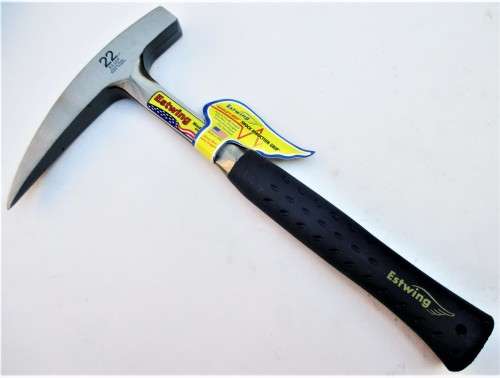 ESTWING ROCK PICK HAMMER WITH LEATHER SHEATH
