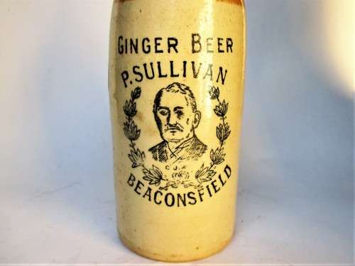 P. SULLIVAN BEACONSFIELD GINGER BEER BOTTLE