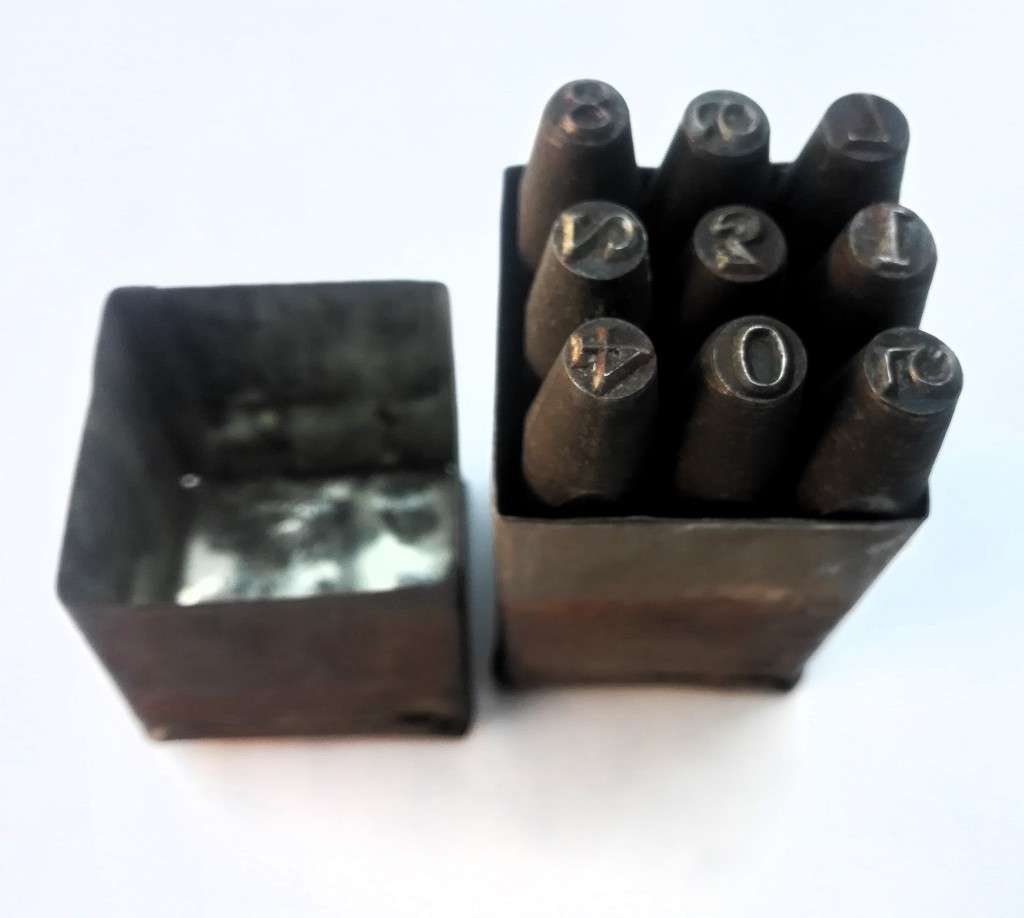 NUMBER PUNCH SET 6mm