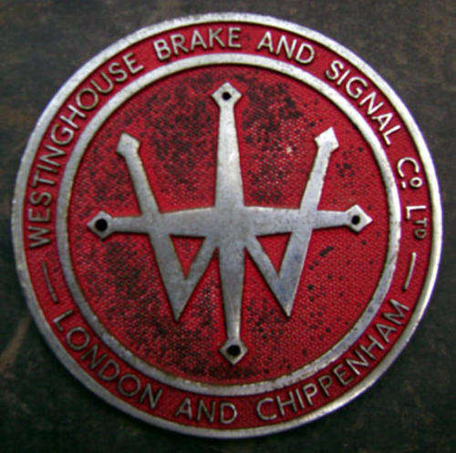Westinghouse Brake and Signal Co. Ltd. PLAQUE