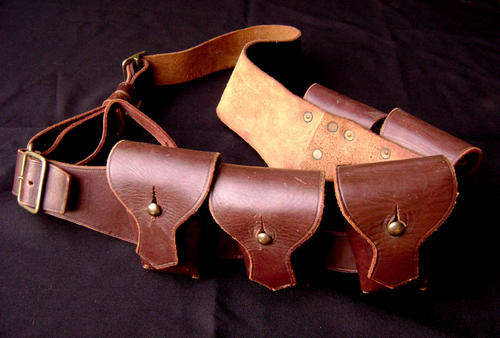 Leather Bandolier .303
