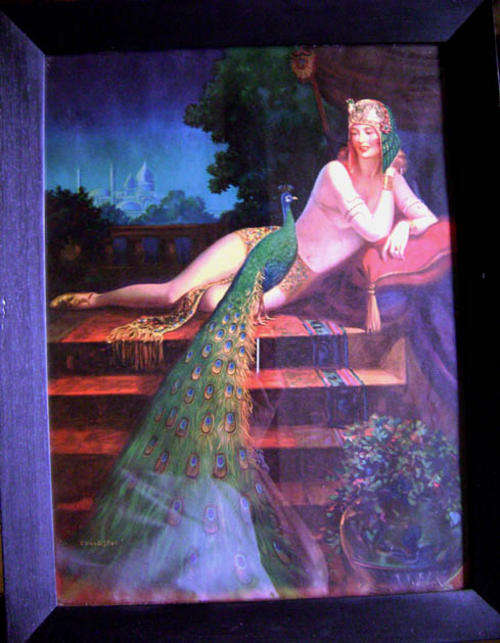 Framed Art Nouveau Print (No.2)