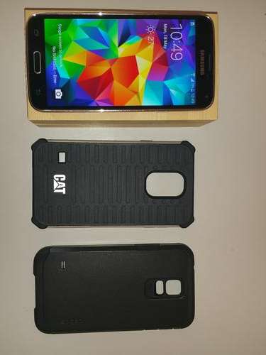 BLACK SAMSUNG GALAXY S5 + FREE R600 CAT COVER + SPIGEN COVER+ FREE COURIER