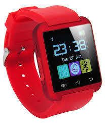 *LOCAL STOCK* Smart Wrist Watch Phone Mate Bluetooth U80 For Android - RED UNIT