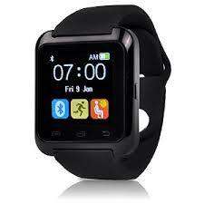 *LOCAL STOCK* Smart Wrist Watch Phone Mate Bluetooth U80 For Android - BLACK UNIT