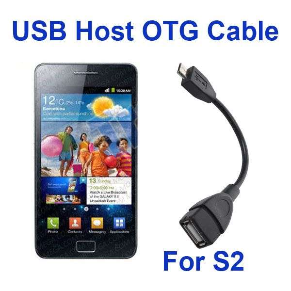 Female USB OTG Adapter  for Galaxy S2 i9100/ Note i9220/N7000