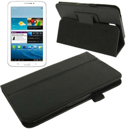 Flip Stand Case For Samsung Galaxy Tab 3 7" P3200 (Black)