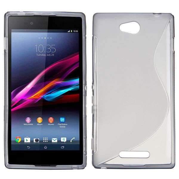 TPU Gel Case for Sony Xperia C S39h/C2305 (Grey)