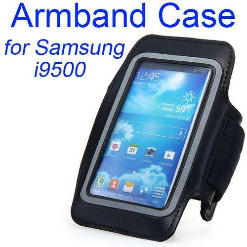 Sport Gym Armband Case for Samsung Galaxy S4 I9500 (Black)