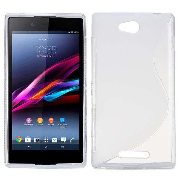 TPU Gel Case for Sony Xperia C S39h/C2305 (Transparent)