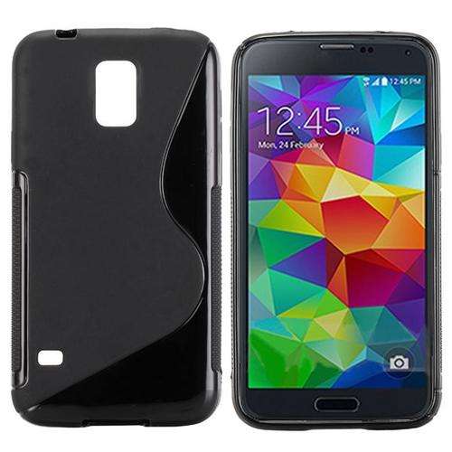 TPU Gel Case for Samsung Galaxy S5 (Black)