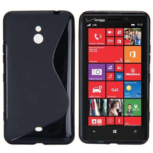 TPU Gel Case for Nokia Lumia 1320 (Black)