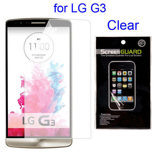 LCD Screen Protector  for LG G3 (Clear)