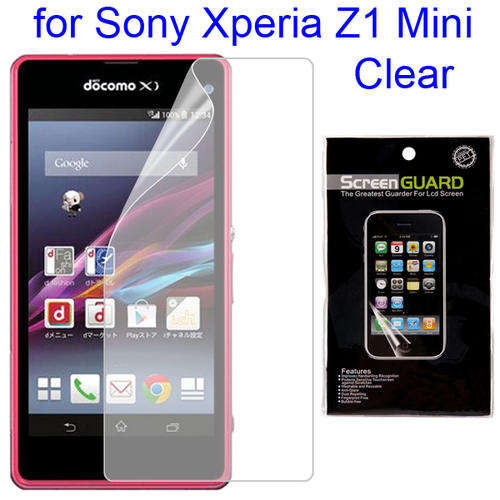 LCD Screen Protector for Sony Xperia Z1 Mini/Compact (Clear)
