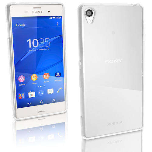 TPU Gel Case for Sony Xperia Z3 (Transparent)