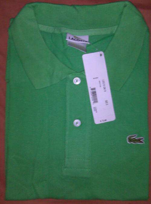 LACOSTE POLO SHIRT "CHLOROPHYLL GREEN" (MEDIUM)