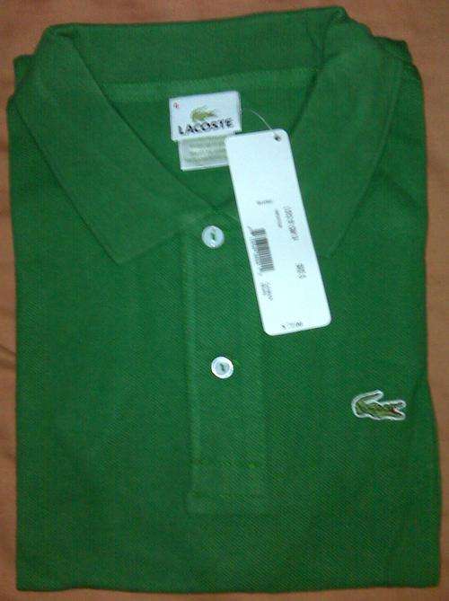 LACOSTE POLO SHIRT "YUCCA GREEN" (LARGE)