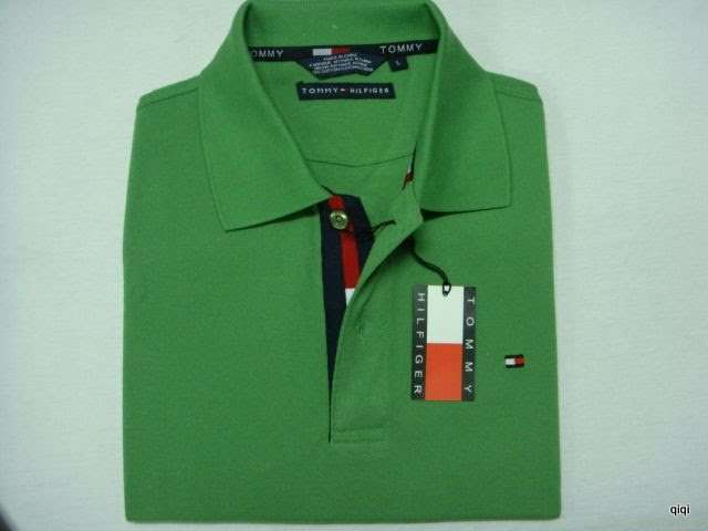 TOMMY HILFIGER POLO SHIRT "GREEN EXTRA LARGE"