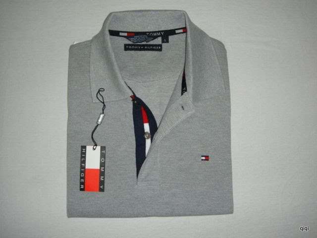 TOMMY HILFIGER POLO SHIRT "GREY MEDIUM"