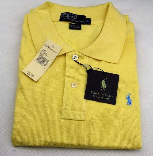 RALPH LAUREN POLO SHIRT "YELLOW SMALL"