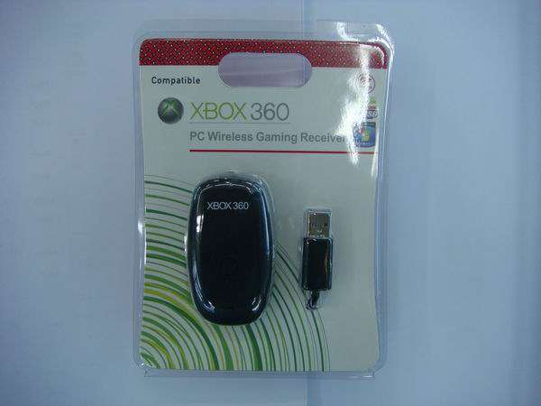 XBOX 360 PC WIRELESS GAMING RECEIVER (BLACK)