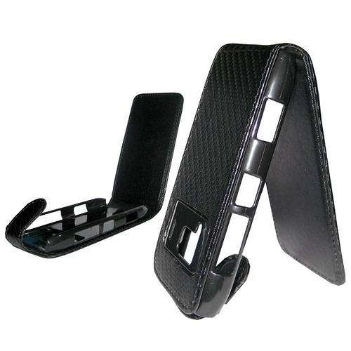 Carbon Fiber Leather Case Cover for Nokia N8(Black)