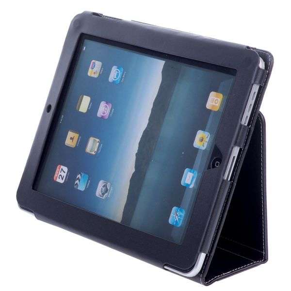 Black Folder Case Stand for Apple iPad