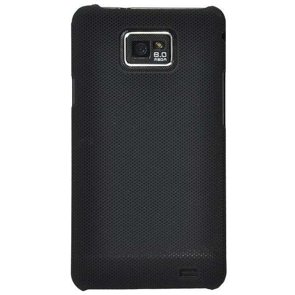 Mesh Net Skin Hard Case for Samsung Galaxy SII i9100 (Black)