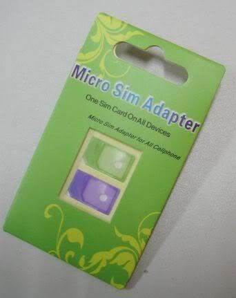 2 x Micro SIM Card Adapters For iPhone 4/iPad 1/iPad 2