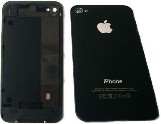 Black Battery Back Cover Housing for iPhone 4