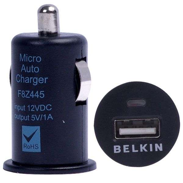 Belkin Micro Car Charger for iPhone/Blackberry/ Kindle