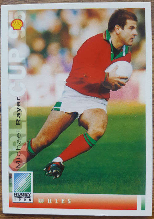 1995 Rugby World Cup Trading Card - Michael Rayer (Wales)