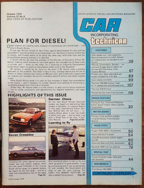 CAR Magazine October 1978