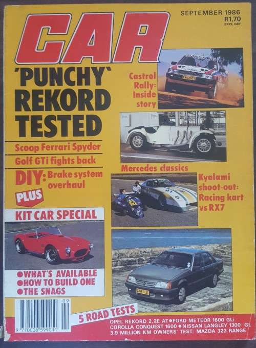 CAR Magazine September 1986